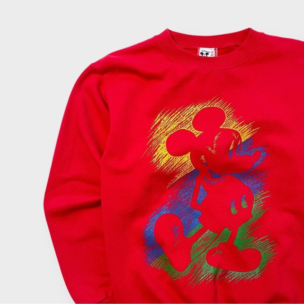 Vtg 90s Disney Designs Mickey Mouse Art Sketch Sweatshirt, USA M Disneyland - Picture 2 of 4